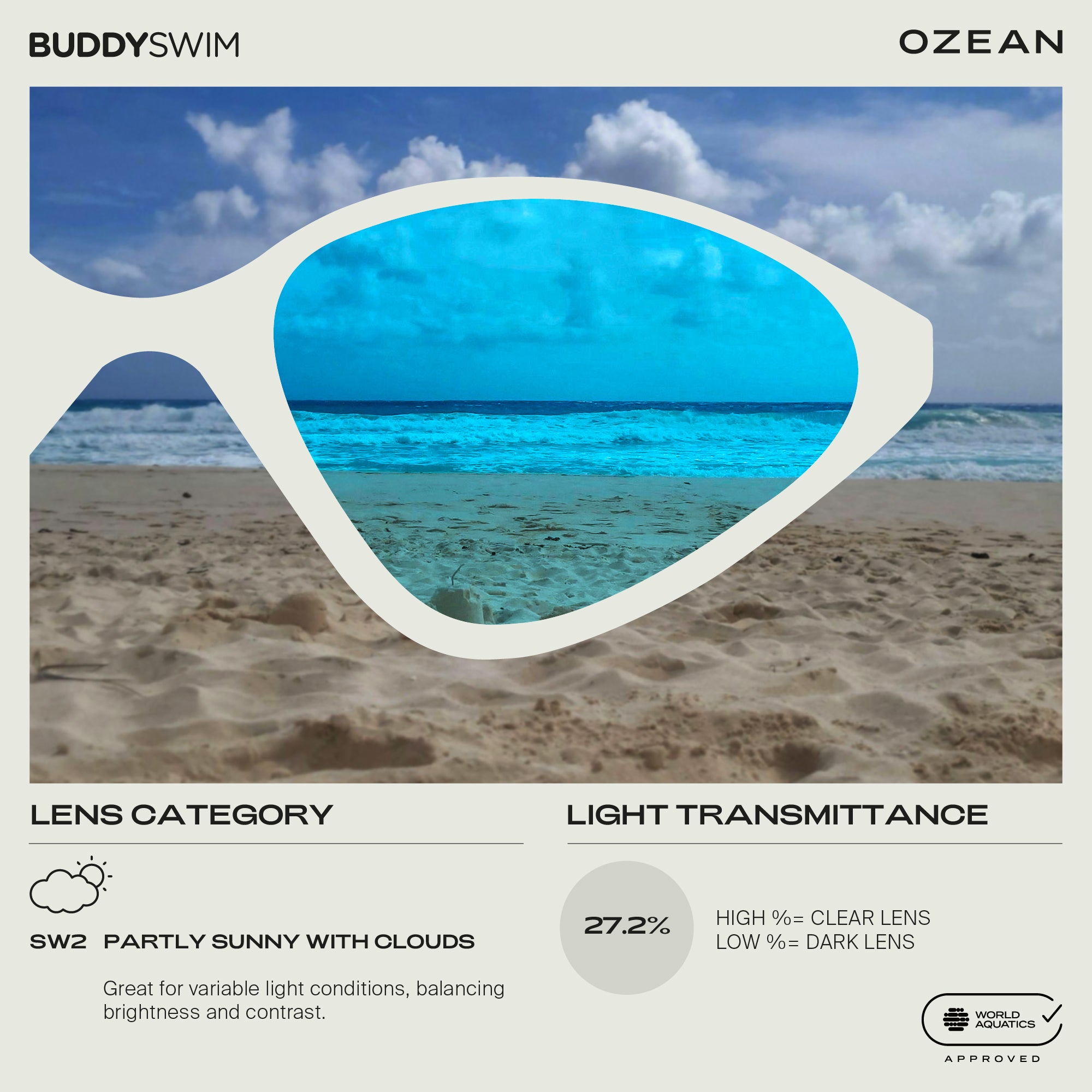 Buddyswim OzeanX Swim Googles