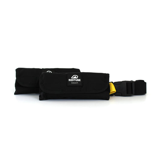 Two restube beach in black pouch