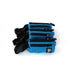 Three restube extreme packed in blue pouches, with black belt