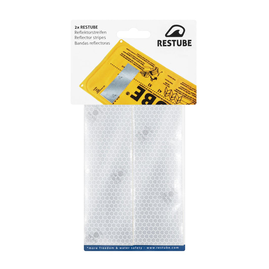 Two Restube reflector strips for better visibility