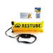 Restube beach package with six CO2 replacement cartridges and two reflector strips